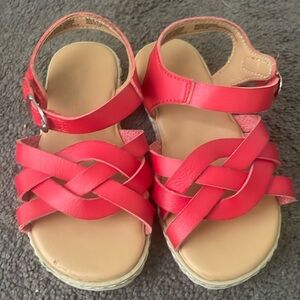 Toddler Girls Red Cat & Jack For Kids Toddler Girl Velcro Girls Kids Sandals